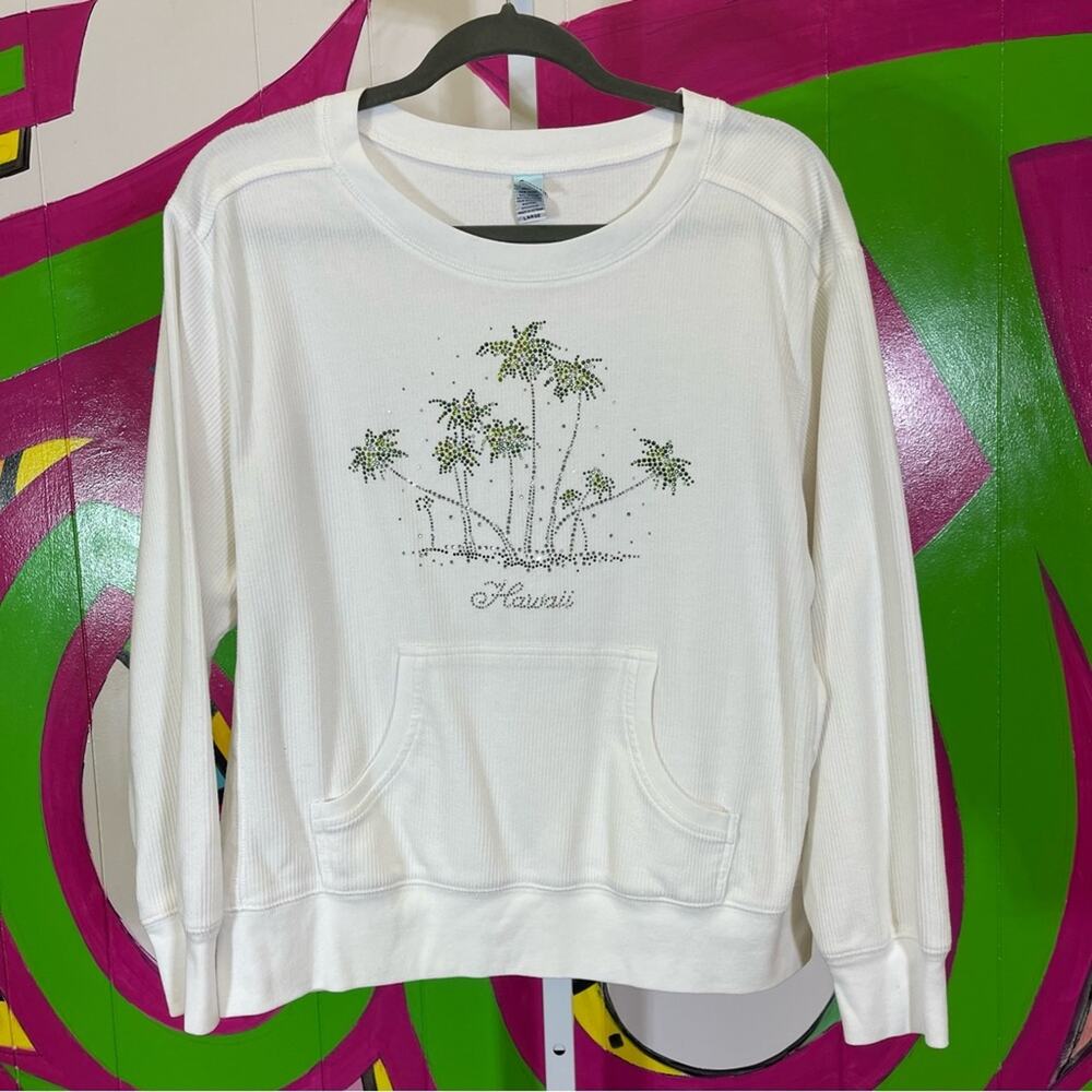 Toppy Easy Fit, Glitzy Hawaii Textured Shirt. Size Large. Excellent condition!